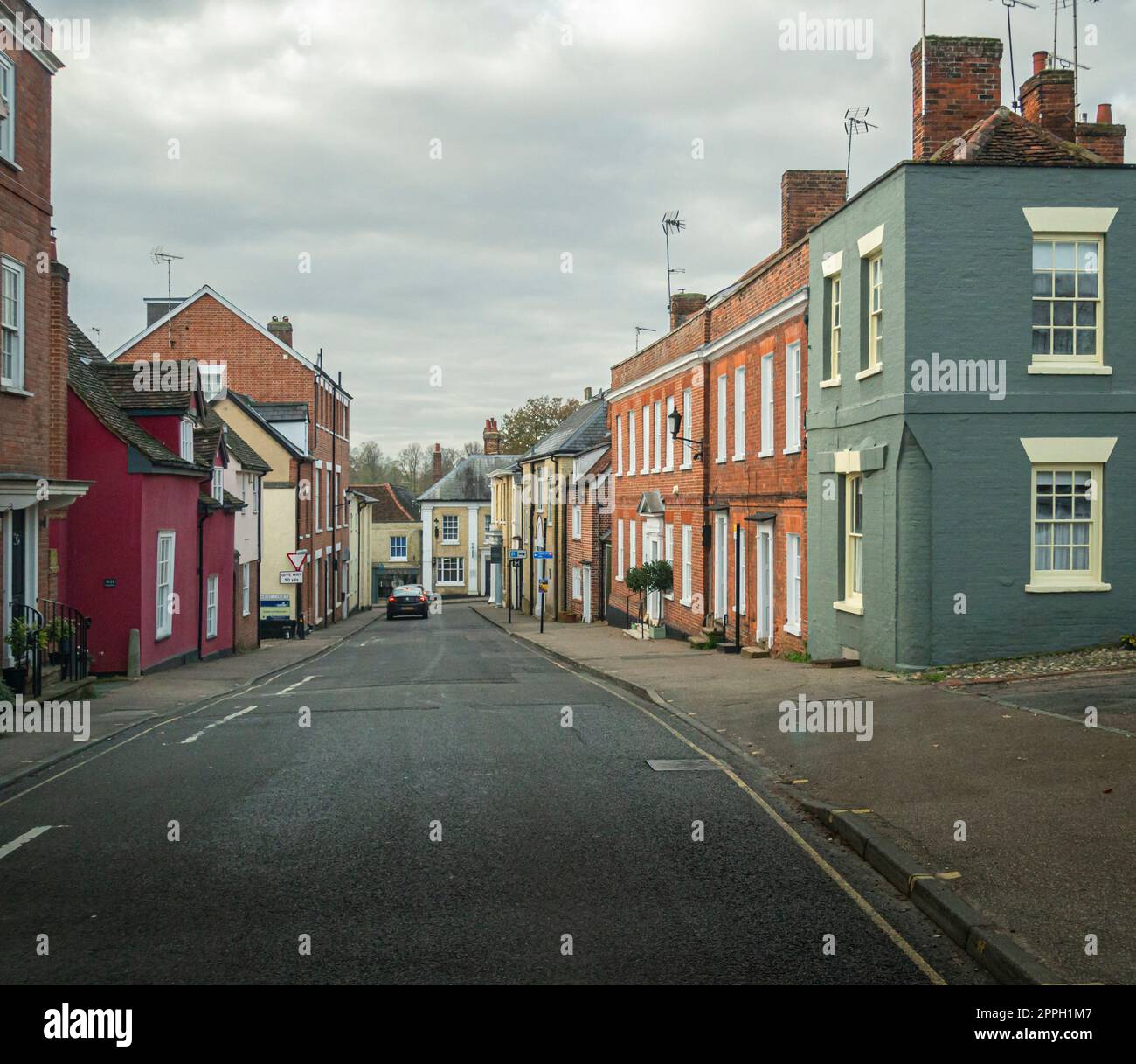 Saffron Walden Town, Essex, Großbritannien Stockfoto