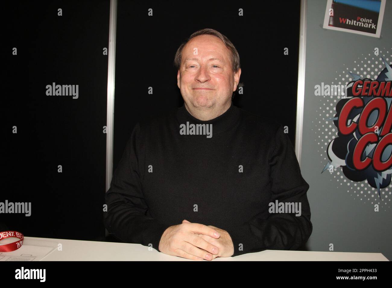 Sven Plate (Sprecher, Sprecher) Deutsche Comic Con, Westfalenhallen, Dortmund, 03.12.2022 Stockfoto