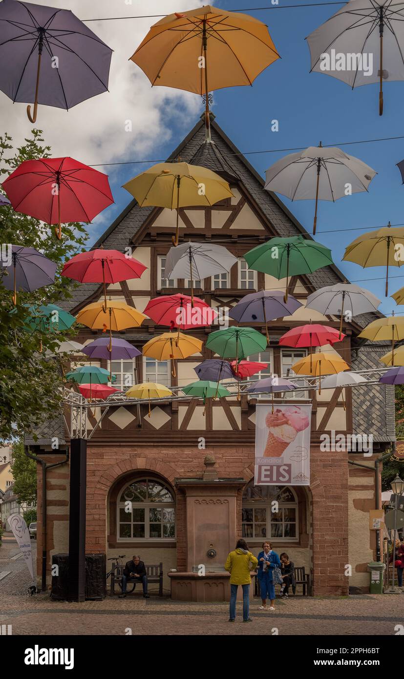 Altes Rathaus, Hofheim am Taunus, Hessen, Deutschland Stockfoto