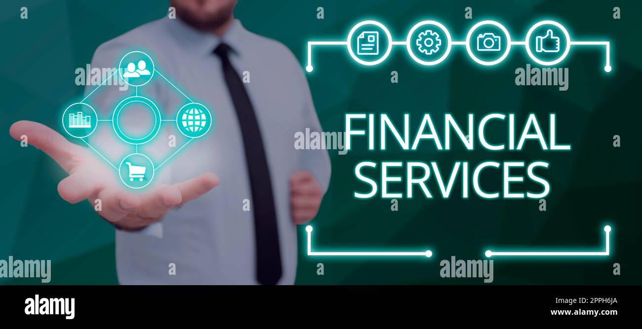 Textüberschrift zur Darstellung von Börsenmaklern für FinanzdienstleistungenMoney und Investment Leasing. Geschäftsübersicht Geld- und Investmentleasingkredite - Aktienbrokerage Stockfoto