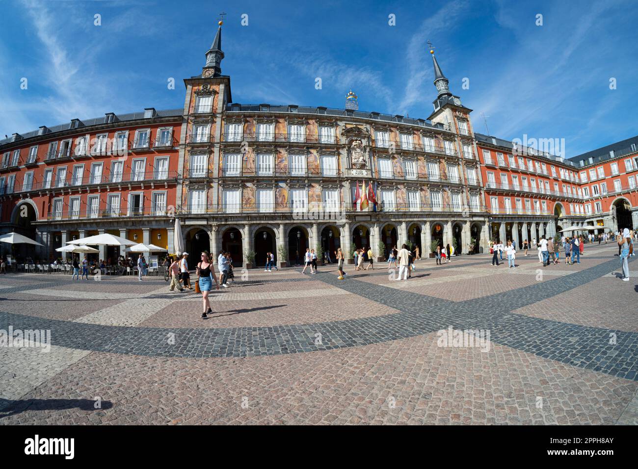 Plaza Major in Madrid, Spanien Stockfoto