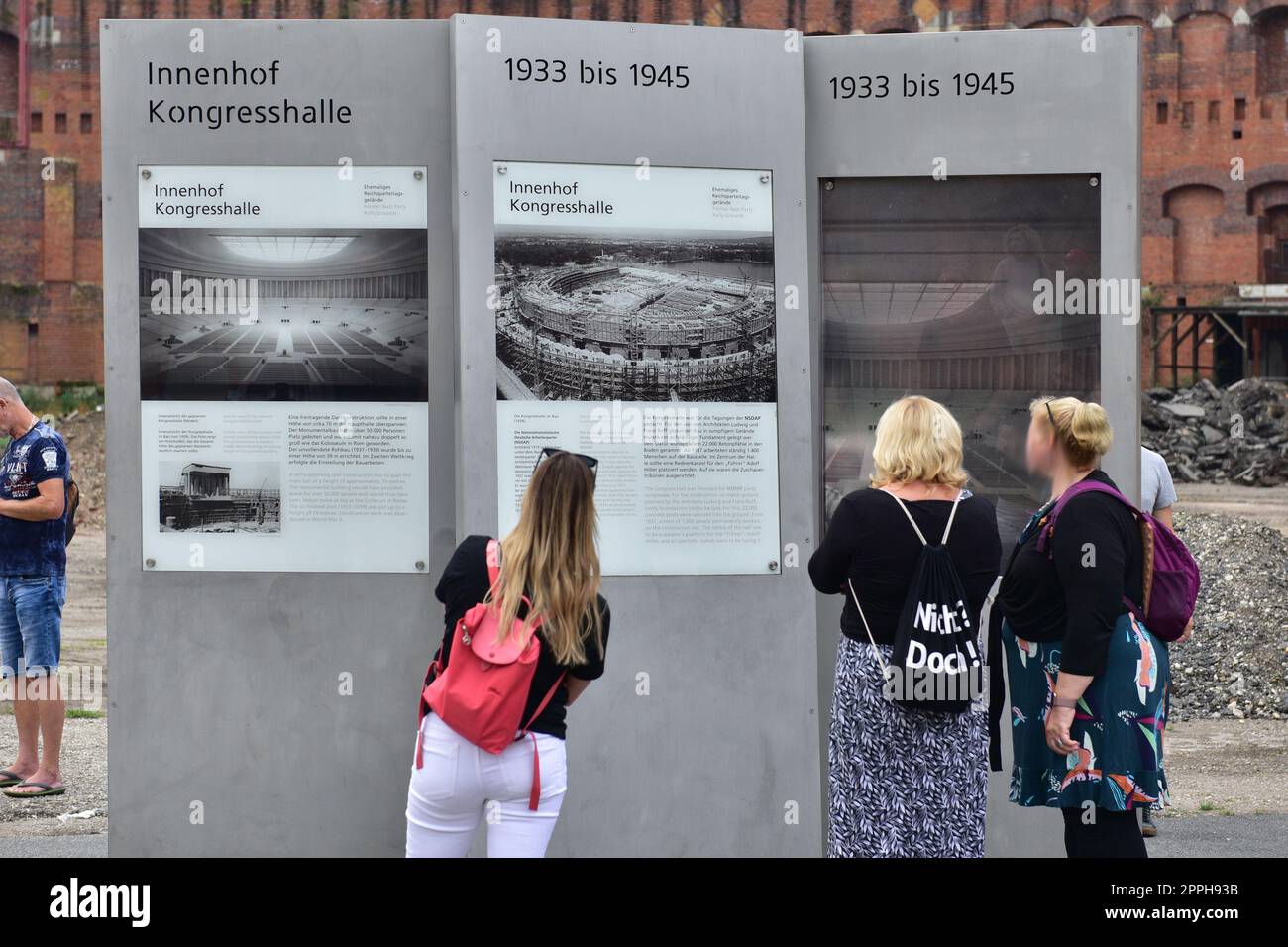 Ehemaliges Rallye-Gelände der Nazi-Partei in Nürnberg Stockfoto