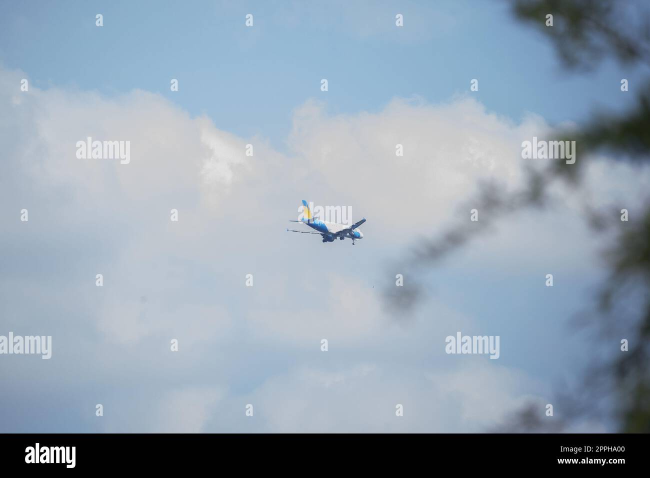 Allegiant-Flugzeug Stockfoto