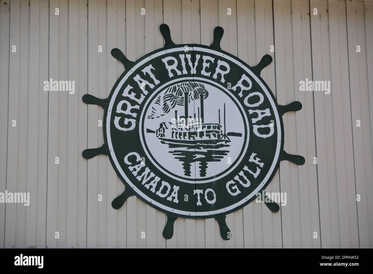 Besucherzentrum in Greenville, Mississippi Stockfoto