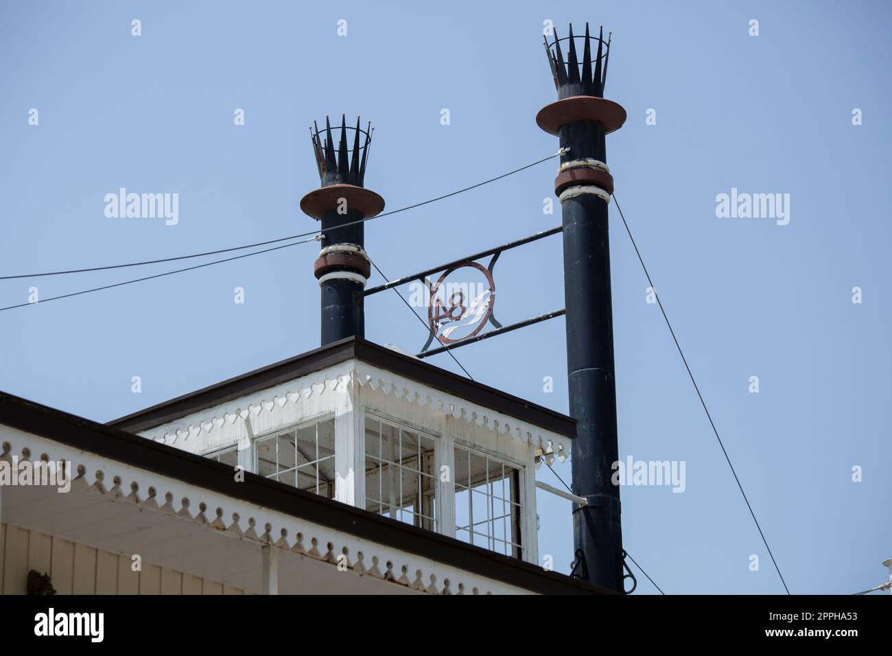 Besucherzentrum in Greenville, Mississippi Stockfoto
