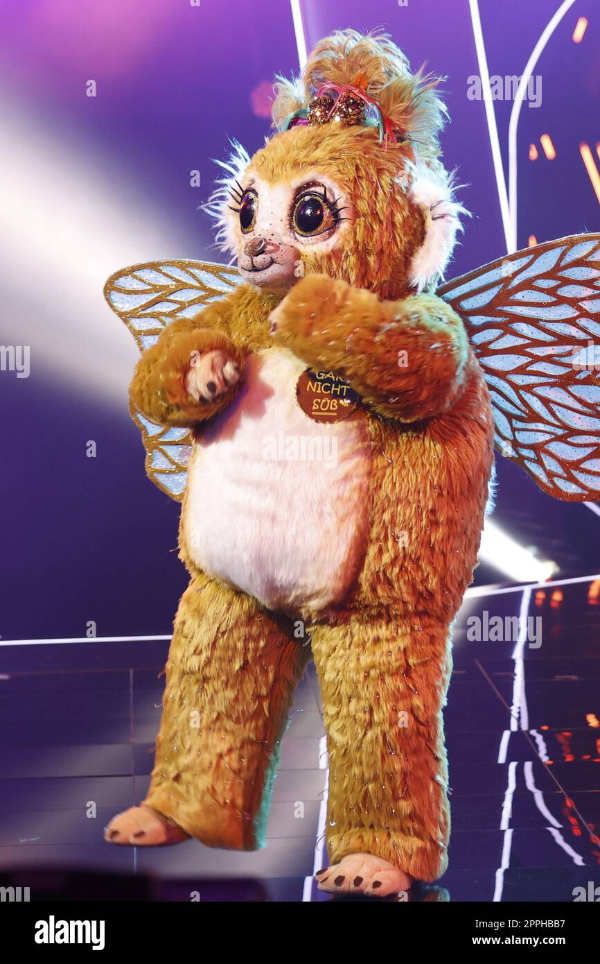 Goldi, The Masked Singer Season 7 Episode 3, MMC Studios, Köln, 15.10.2022 Stockfoto