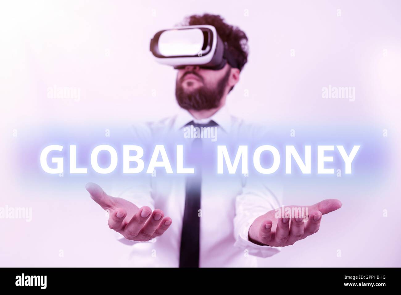 Handschriftentext Global Money. Wort geschrieben über die internationale Finanzwelt Weltwährung gehandelt global Stockfoto