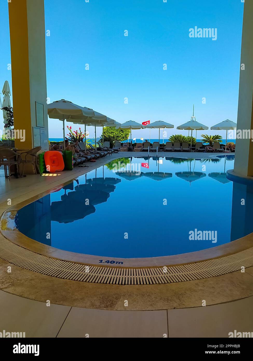 Kemer, Antalya, Türkei - 11. Mai 2022: 4-Sterne-Hotel Golden Lotus Stockfoto