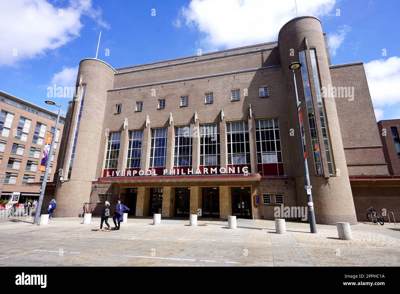 LIVERPOOL, Großbritannien - 14. JULI 2022: Liverpool Philharmonic Hall, England, Großbritannien Stockfoto