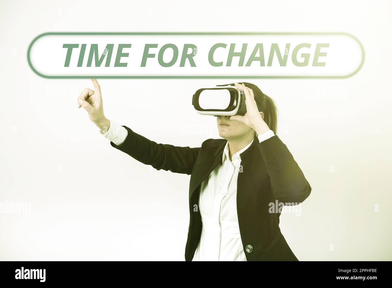 Konzeptionelle Beschriftung Zeit für Veränderung. Konzeptuelles Foto Maßnahmen ergreifen neue Anfänge Leben verändern und verbessern Stockfoto