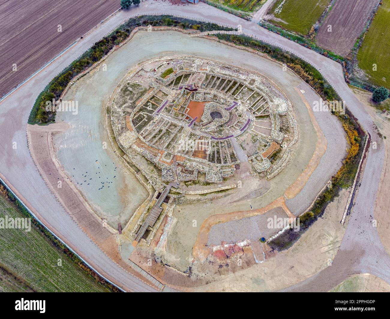 Vilars Festung in Arbeca, Lleida Spanien iberische Siedlung 775 v. Chr.-300 v. Chr Stockfoto