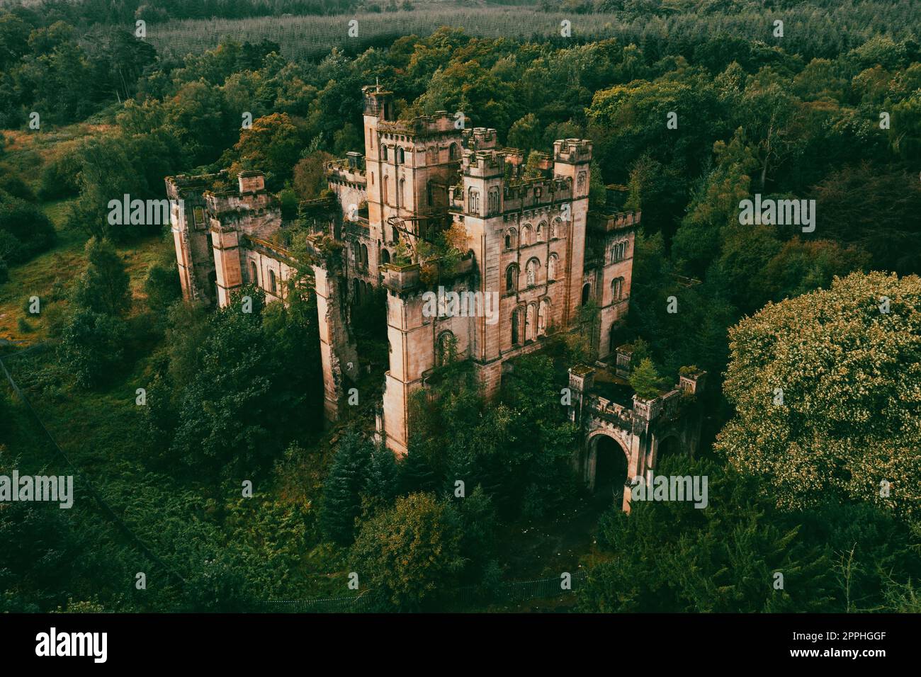 Lennox Castle, Lennoxtown, Glasgow, Vereinigtes Königreich Stockfoto