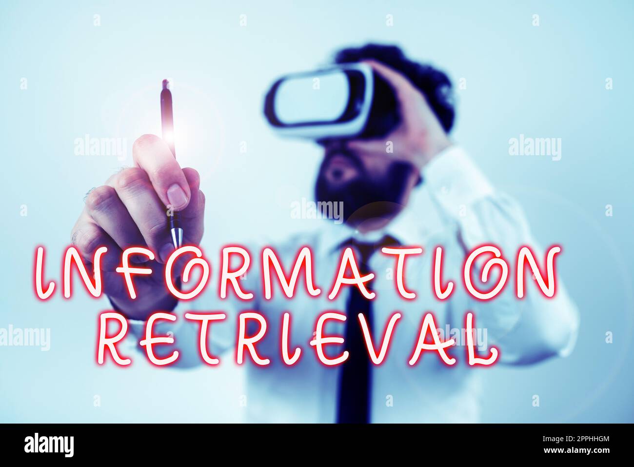 Textinformationen abrufen wird geschrieben. Konzeptfoto Ein Ort, an dem Daten gespeichert werden und gefunden werden können Stockfoto