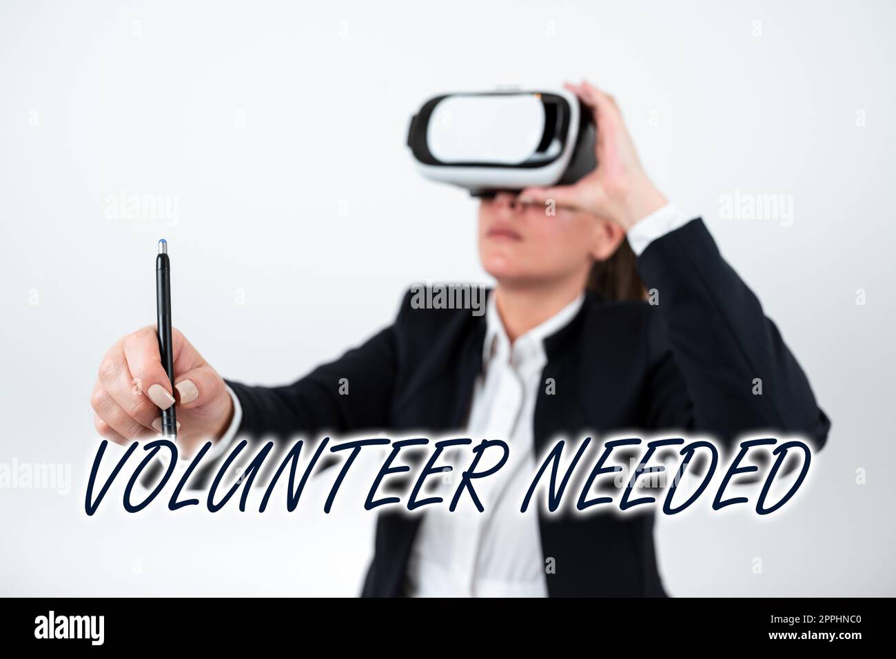 Konzeptionelle Beschriftung Freiwilliger erforderlich. Konzept, das bedeutet, nach einem Helfer zu suchen, der Aufgaben ohne Bezahlung oder Vergütung erledigt Stockfoto