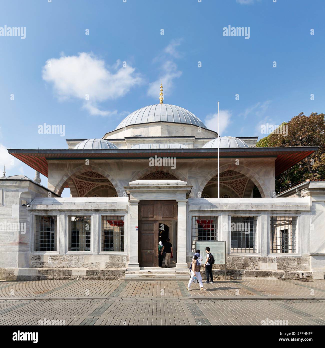 Grab von Sultan Ahmed dem ersten, in der Nähe der Blauen Moschee, Istanbul, Türkei Stockfoto