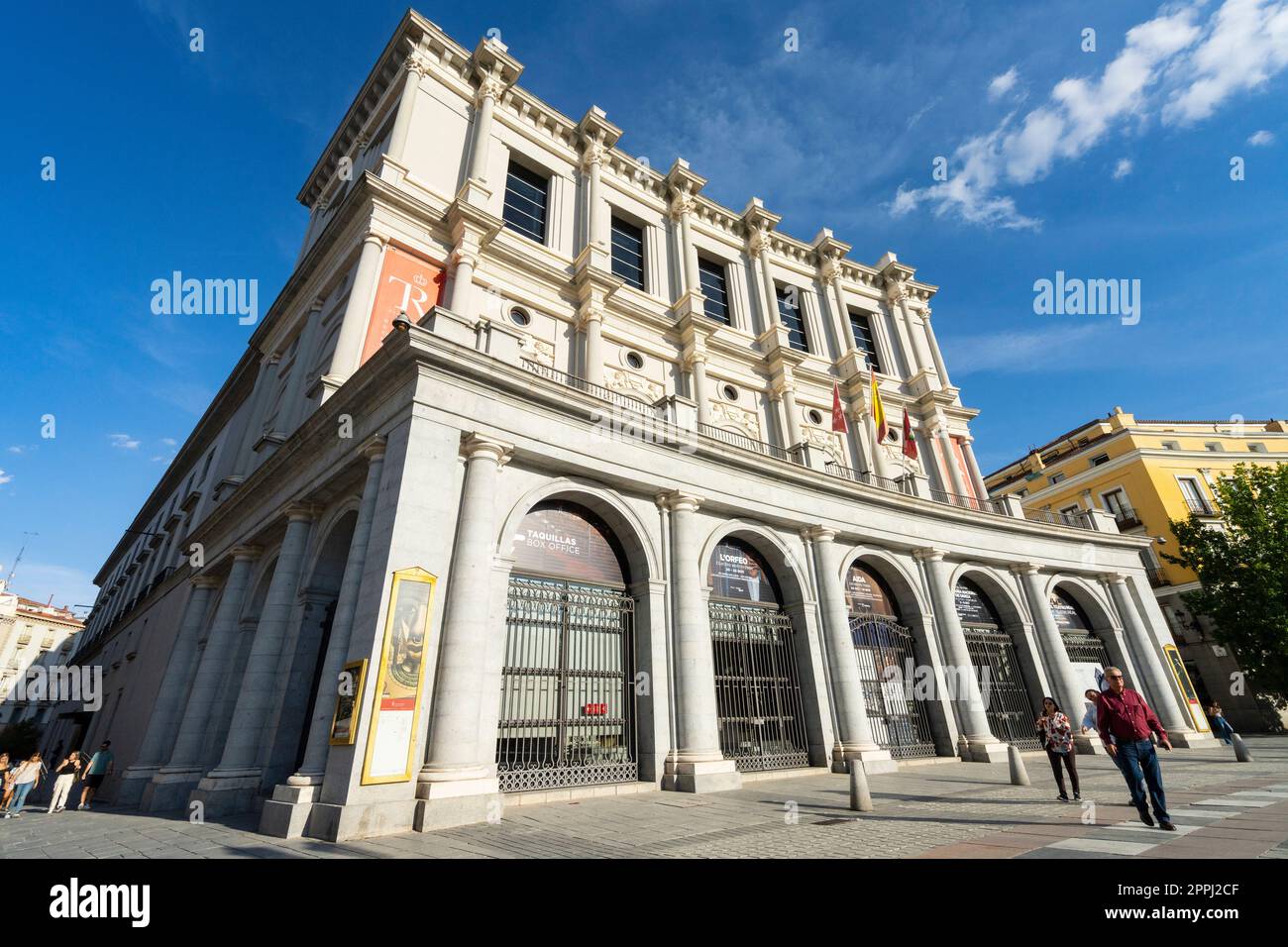 Königliches Theater in Madrid, Spanien. Stockfoto