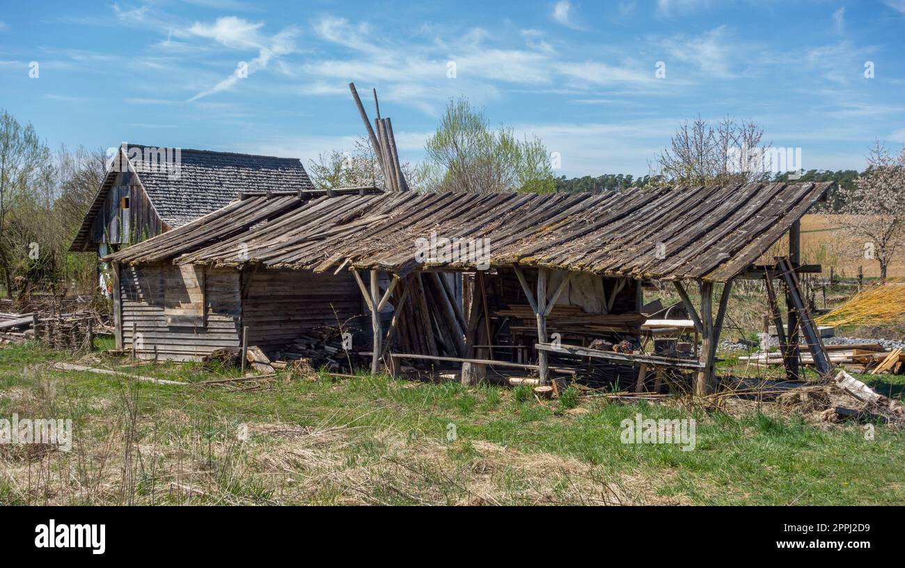 Mittelalterliche Wohnlandschaft Stockfoto