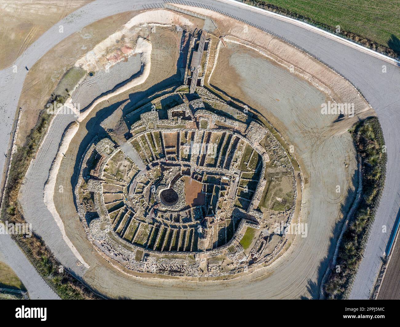 Vilars Festung in Arbeca, Lleida Spanien iberische Siedlung 775 v. Chr.-300 v. Chr Stockfoto