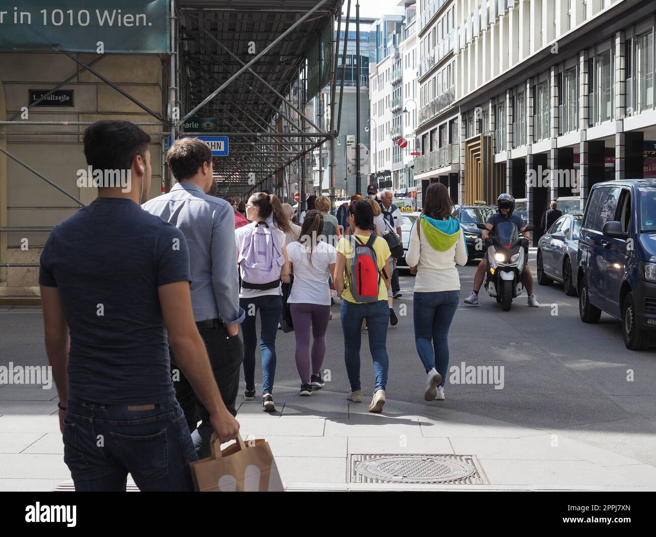 Stephansplatz Stephansplatz in Wien Stockfoto