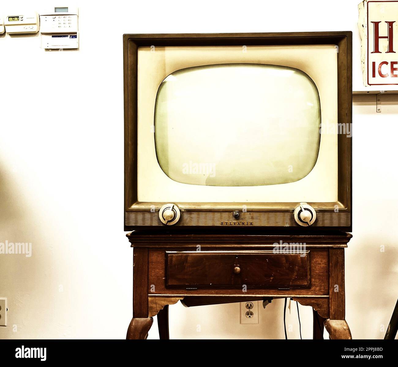 Vintage TV Stockfoto