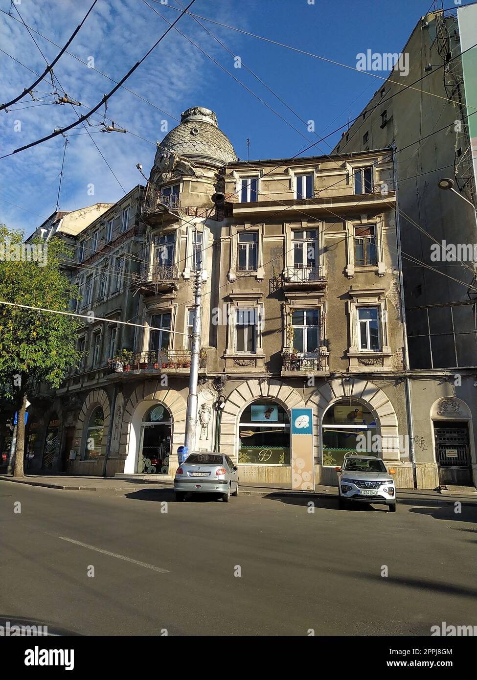 Bukarest, Rumänien - 25. September 2022: Restaurant Pagaia in der Altstadt Stockfoto