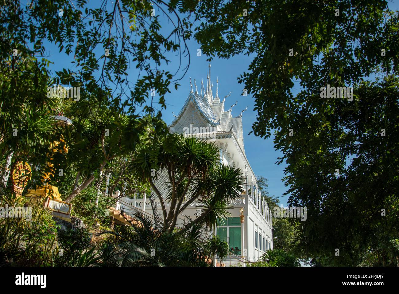 THAILAND LOPBURI WAT THAM MONGKHON NIMIT Stockfoto