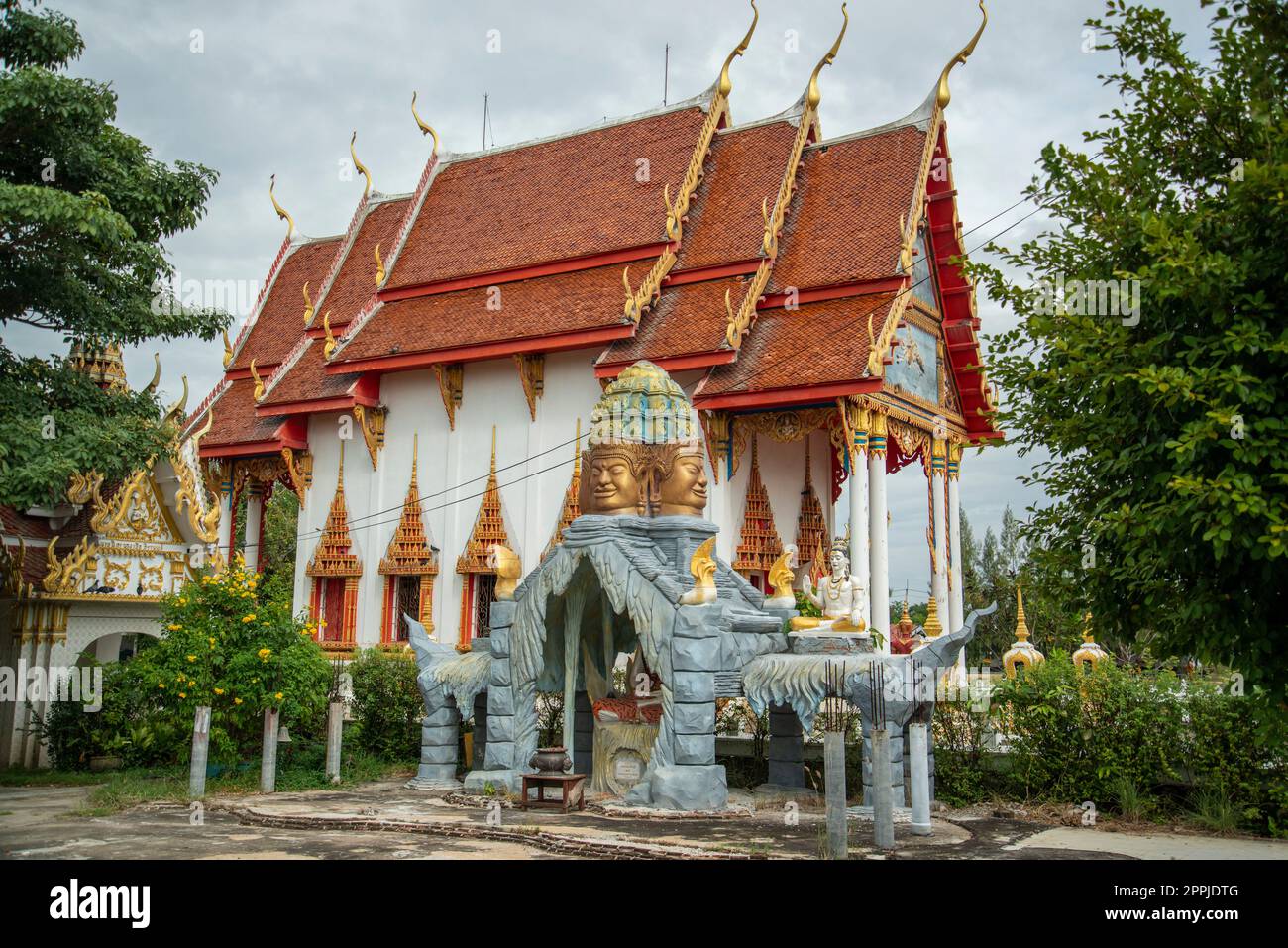 THAILAND LOPBURI WAT KHUNG THA LAO Stockfoto