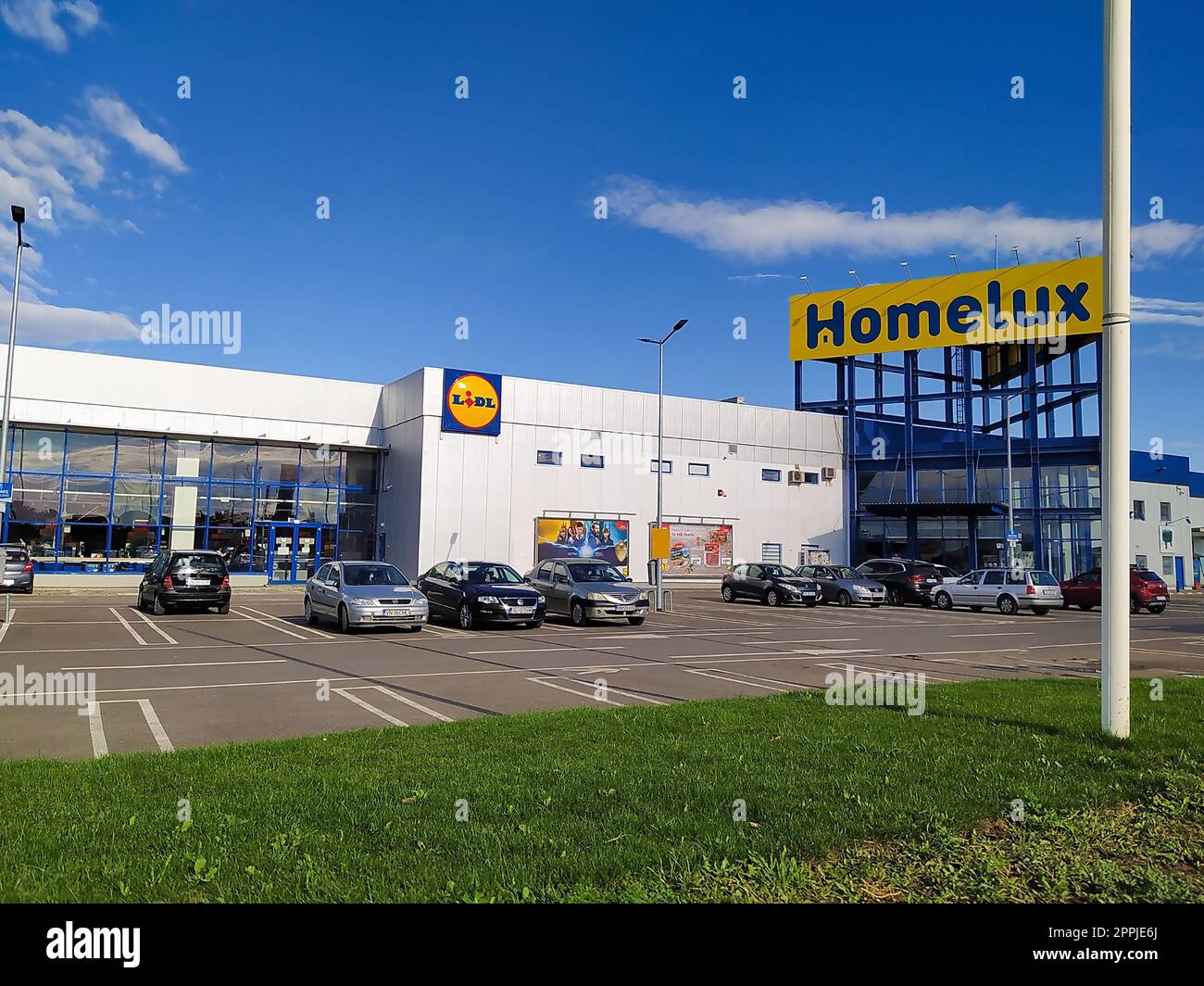 Focsani, Rumänien - 12. September 2022: Lidl Shop Stockfoto