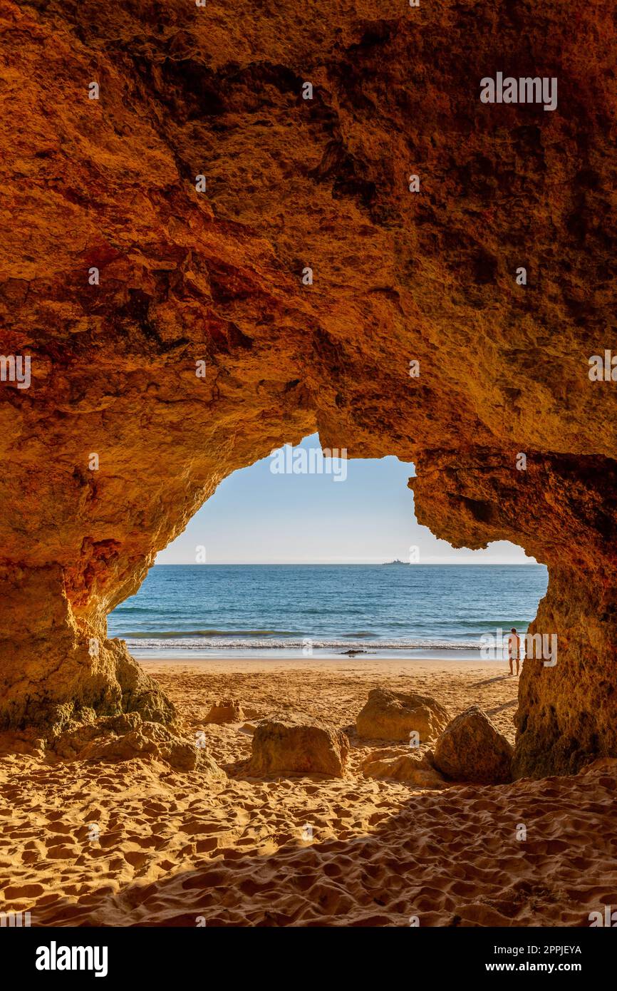 Pintadinho Beach. Ferragudo Stockfoto