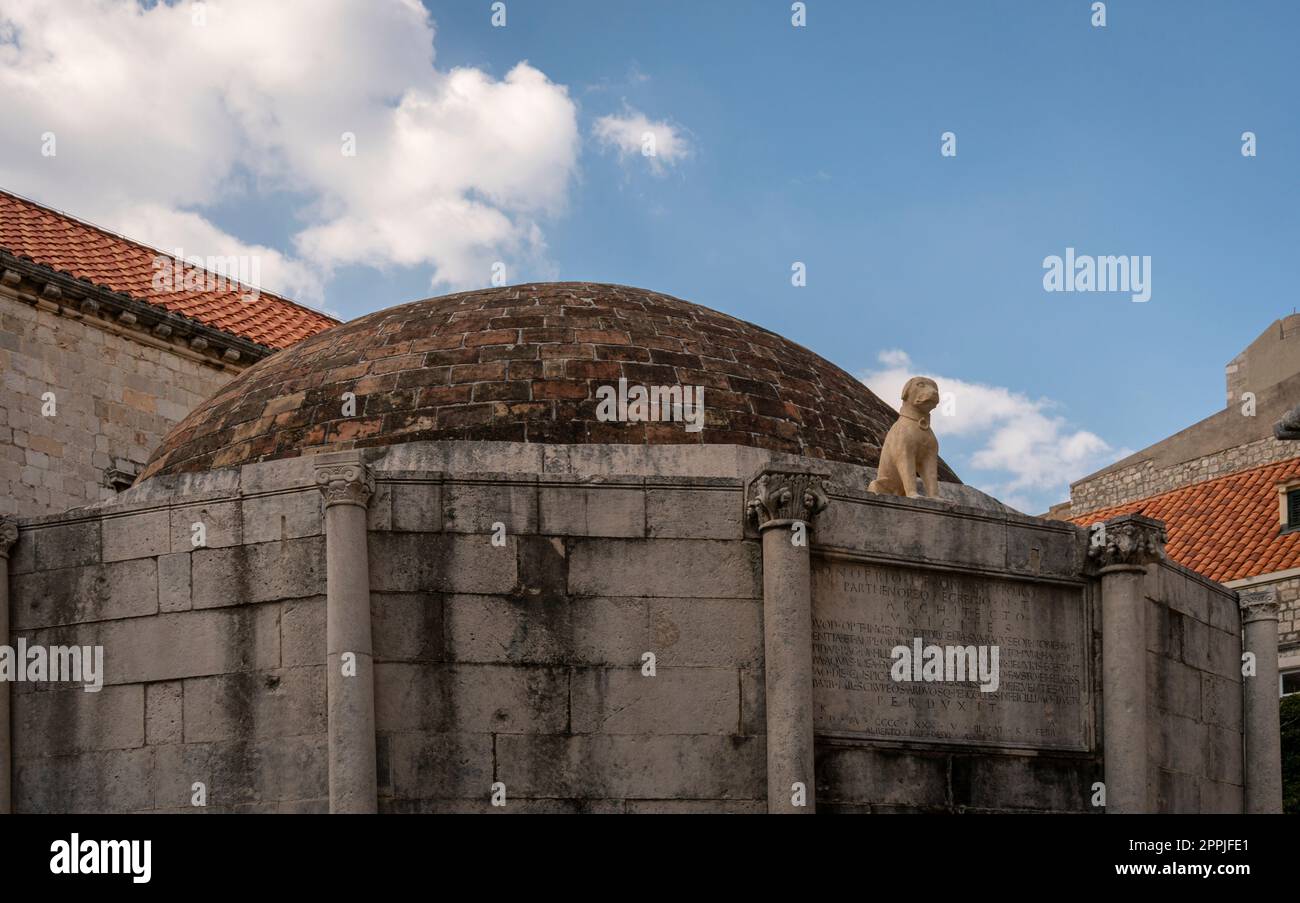 Brunnen in Dubrovnik, Kroatien Stockfoto