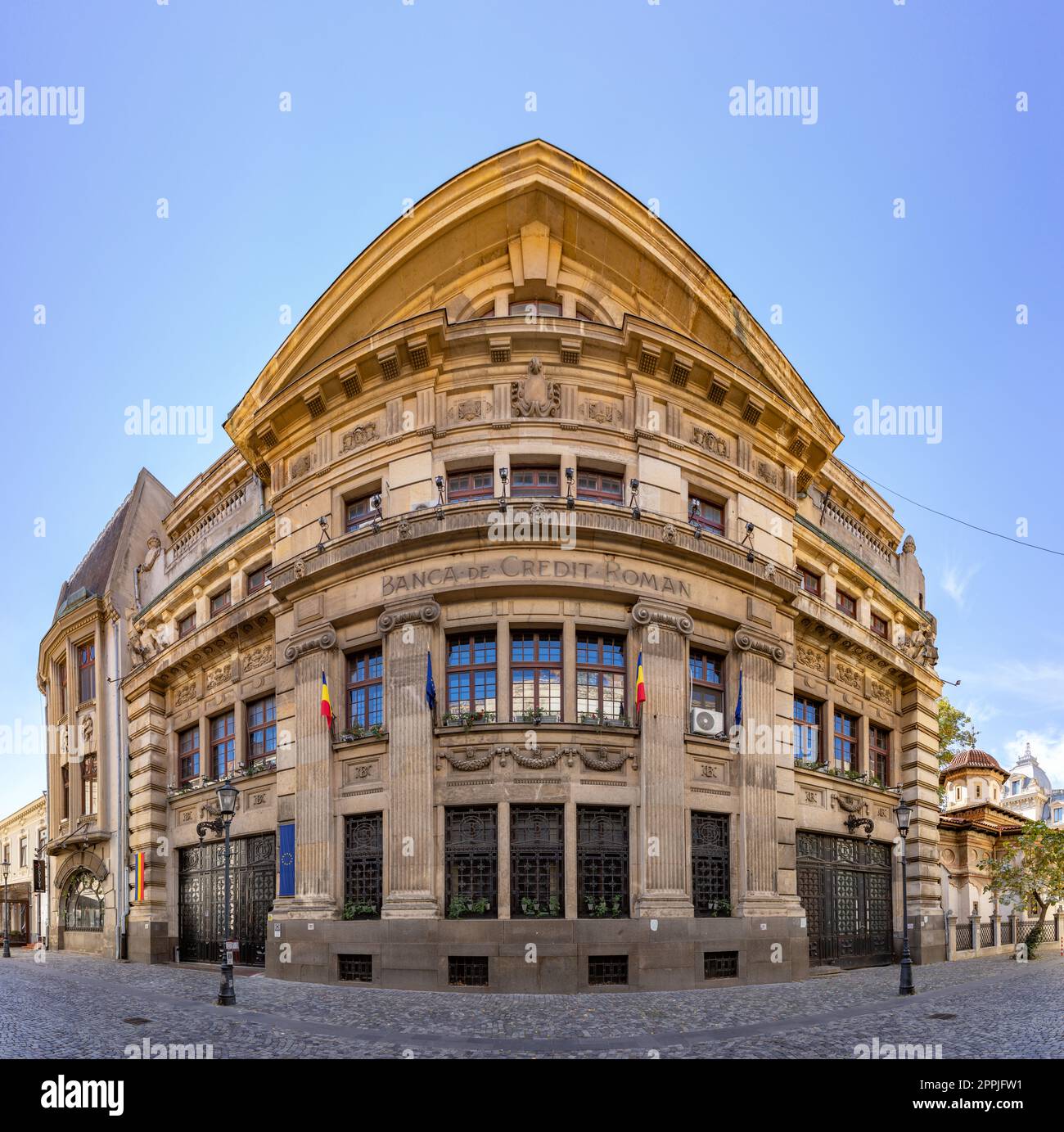 Rumänische Kreditbank Stockfoto