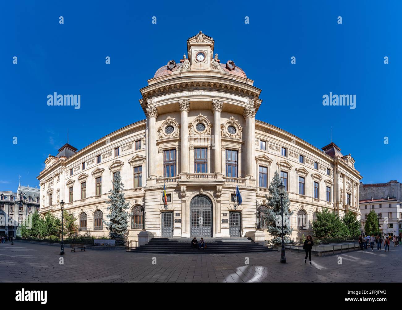 Nationalbank von Rumänien Museum Stockfoto