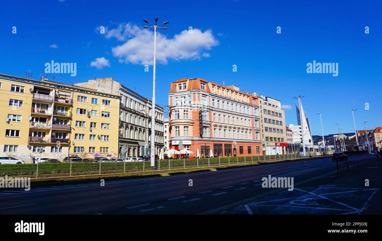 Moderner Wohnkomplex. Stockfoto