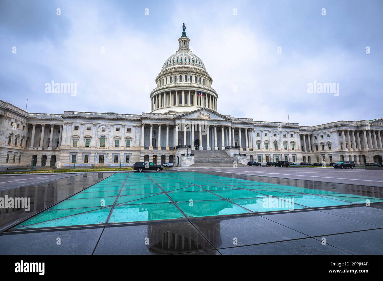 US-Kongress am Capitol Hill View, amerikanisches parlament Stockfoto