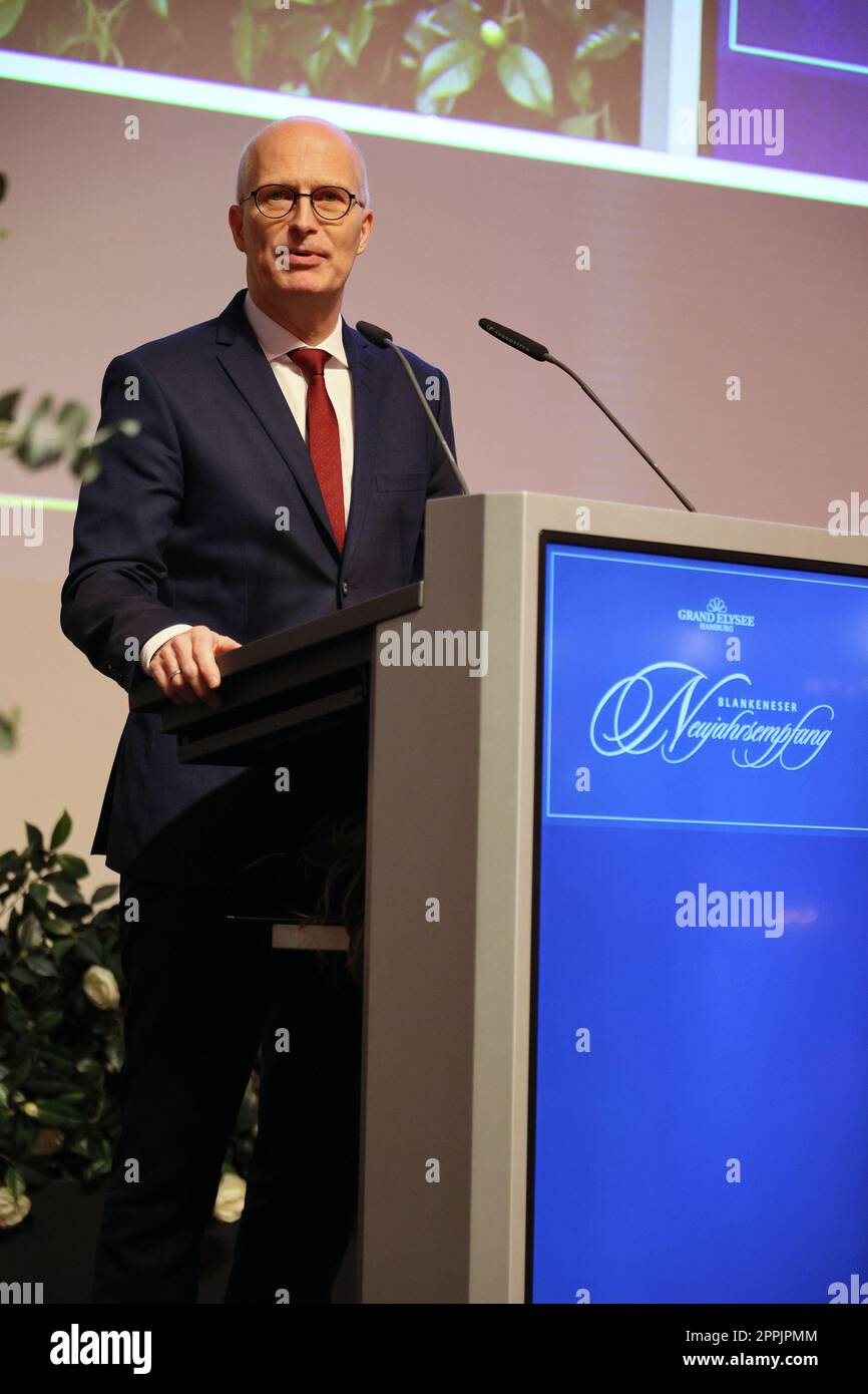 Peter Tschentscher, Blankenese Neujahrsempfang 2023 im Hotel Grand Elysee, Hamburg, 13.01.2023 Stockfoto