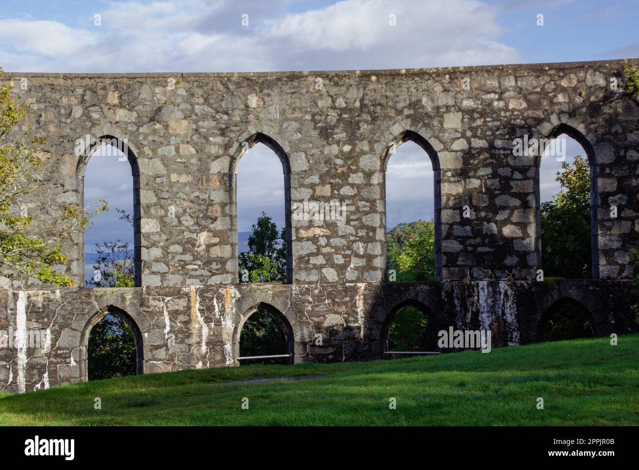 McCaigs Tower in Oban, Schottland Stockfoto