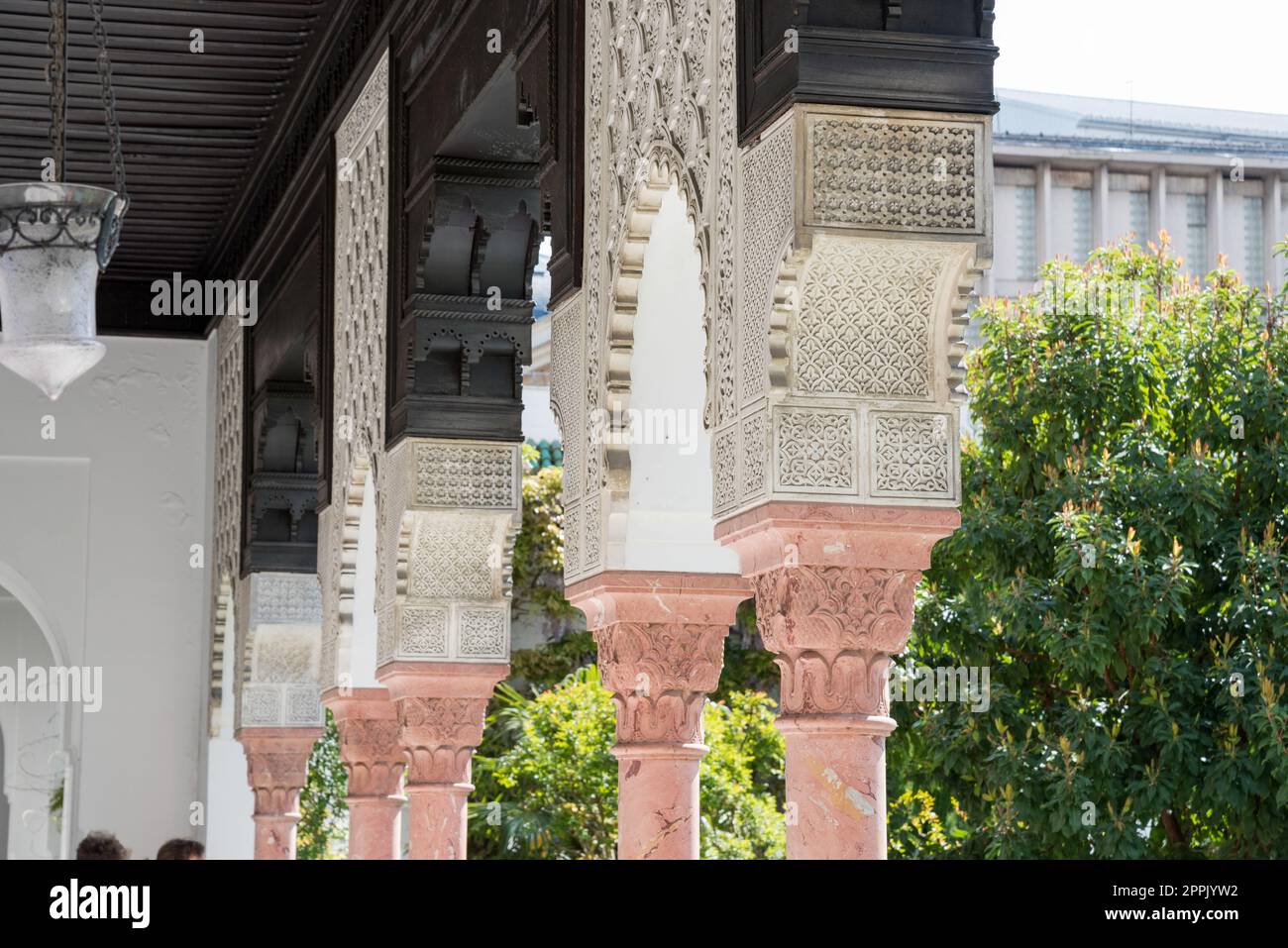 Die große Moschee von Paris Stockfoto