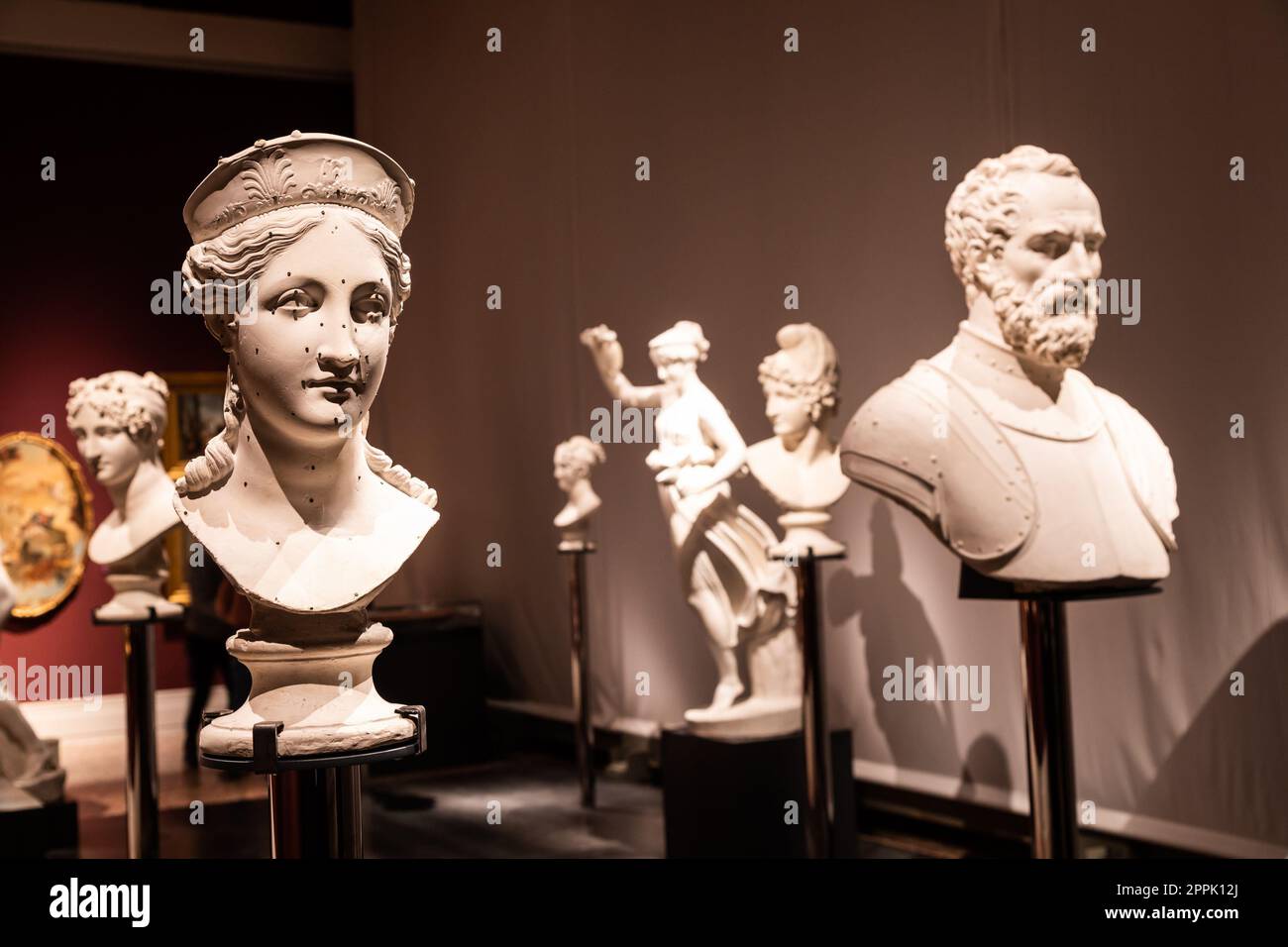 Bassano del Grappa, Italien - antike Skulptur von Antonio Canova - Museumssammlung Stockfoto