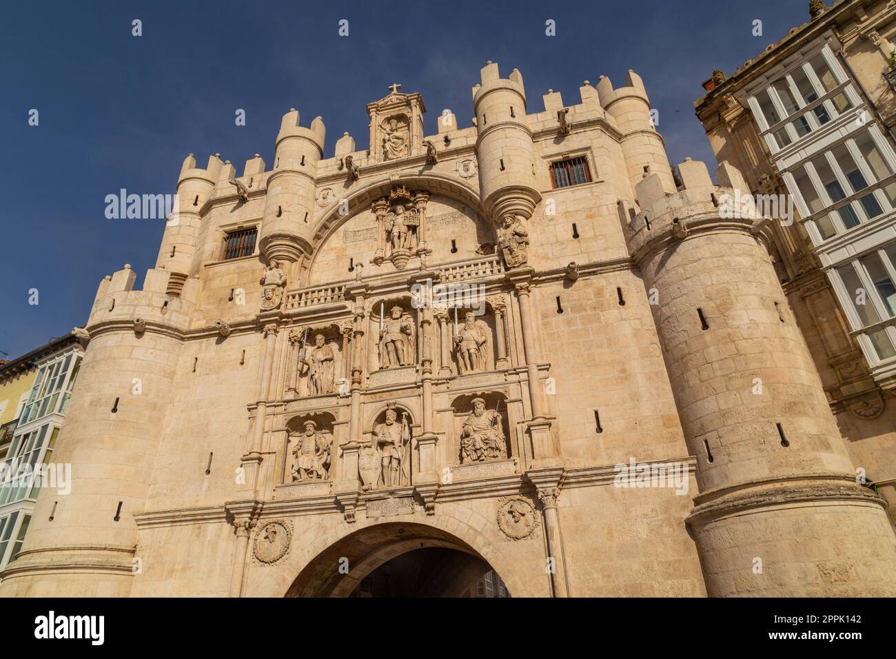 Arch von Santa Maria Stockfoto