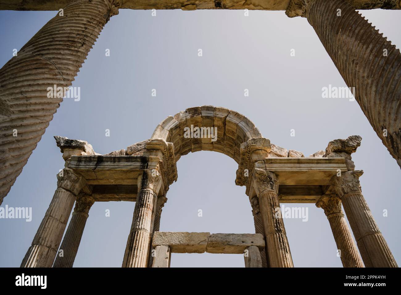 Aphrodisias Antiquitätenruinen in der Türkei Stockfoto