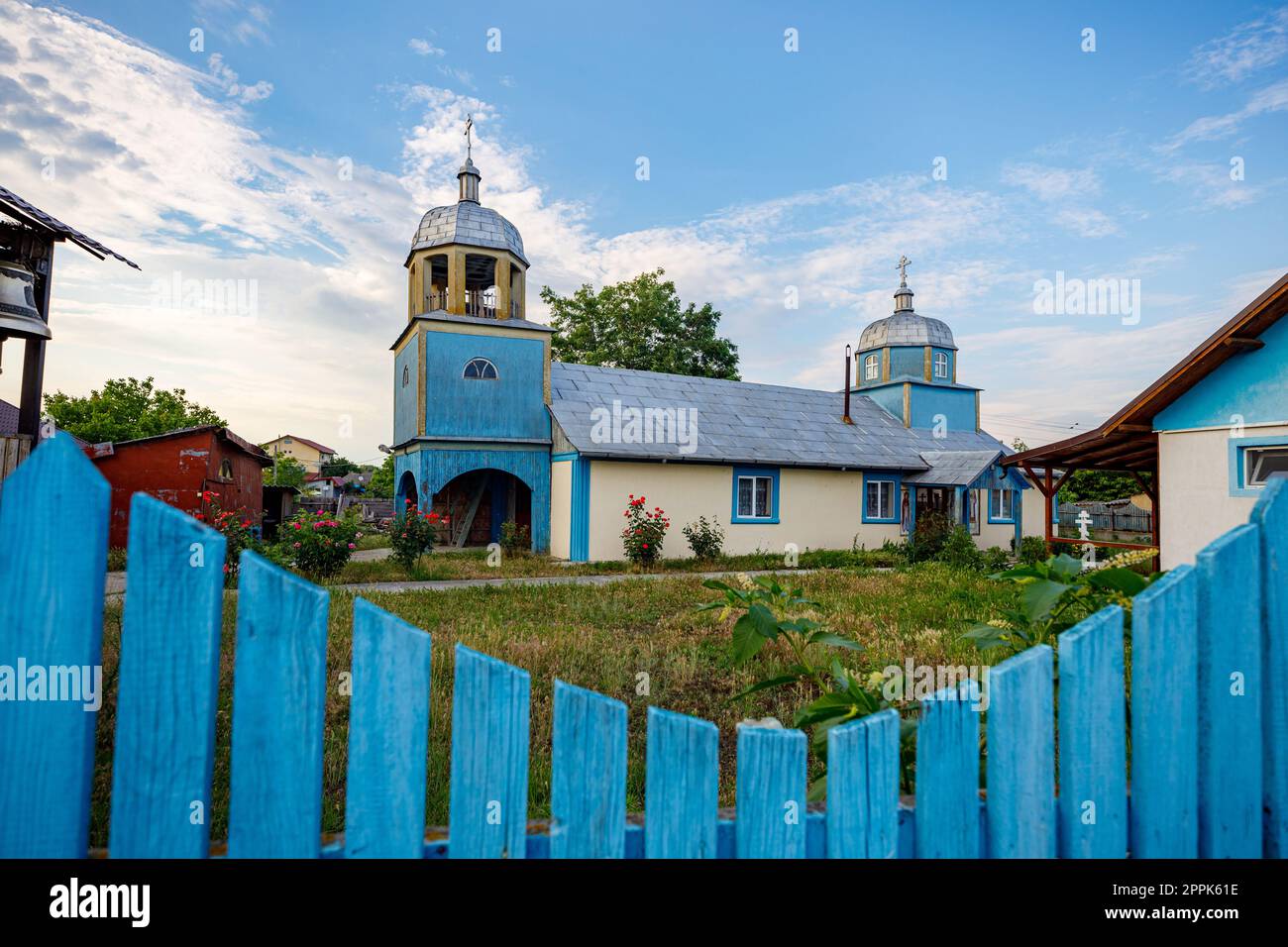 Die orthodoxe Kirche von Mila 23 im donaudelta rumänien Stockfoto