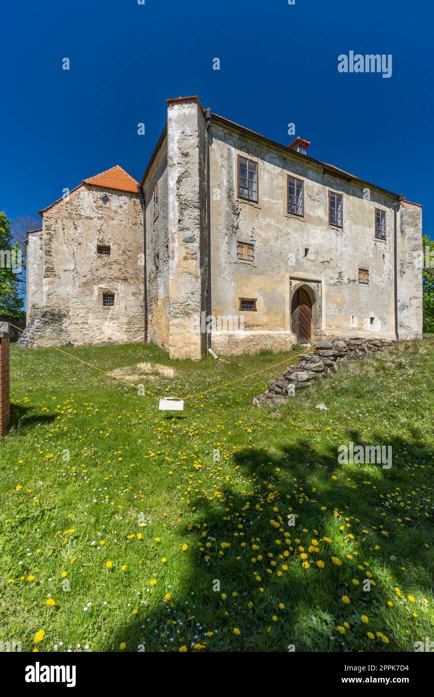 Festung Cuknstejn bei Nove hrady, Südböhmen, Tschechische Republik Stockfoto