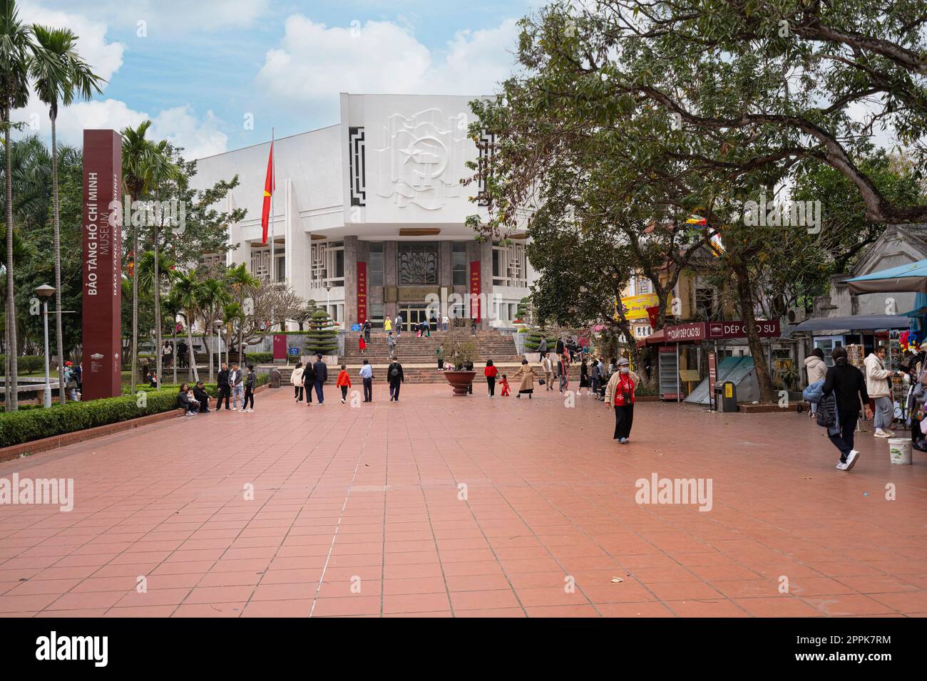 Ho Chi Minh Museum in Hanoi, Vietnam Stockfoto