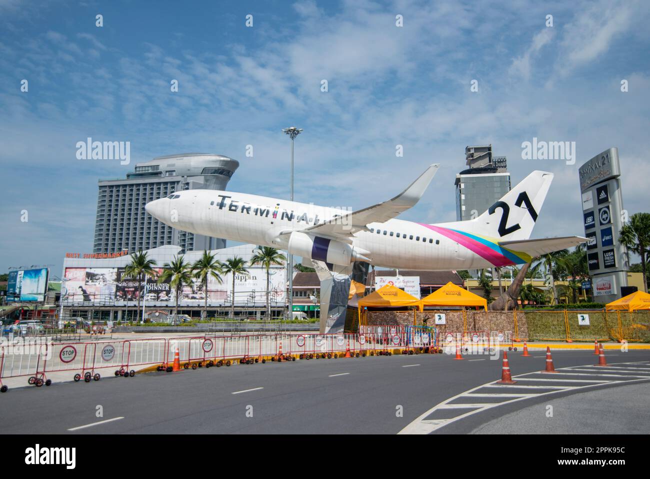 THAILAND PATTAYA SHOPPING MALL TERMINAL 21 Stockfoto