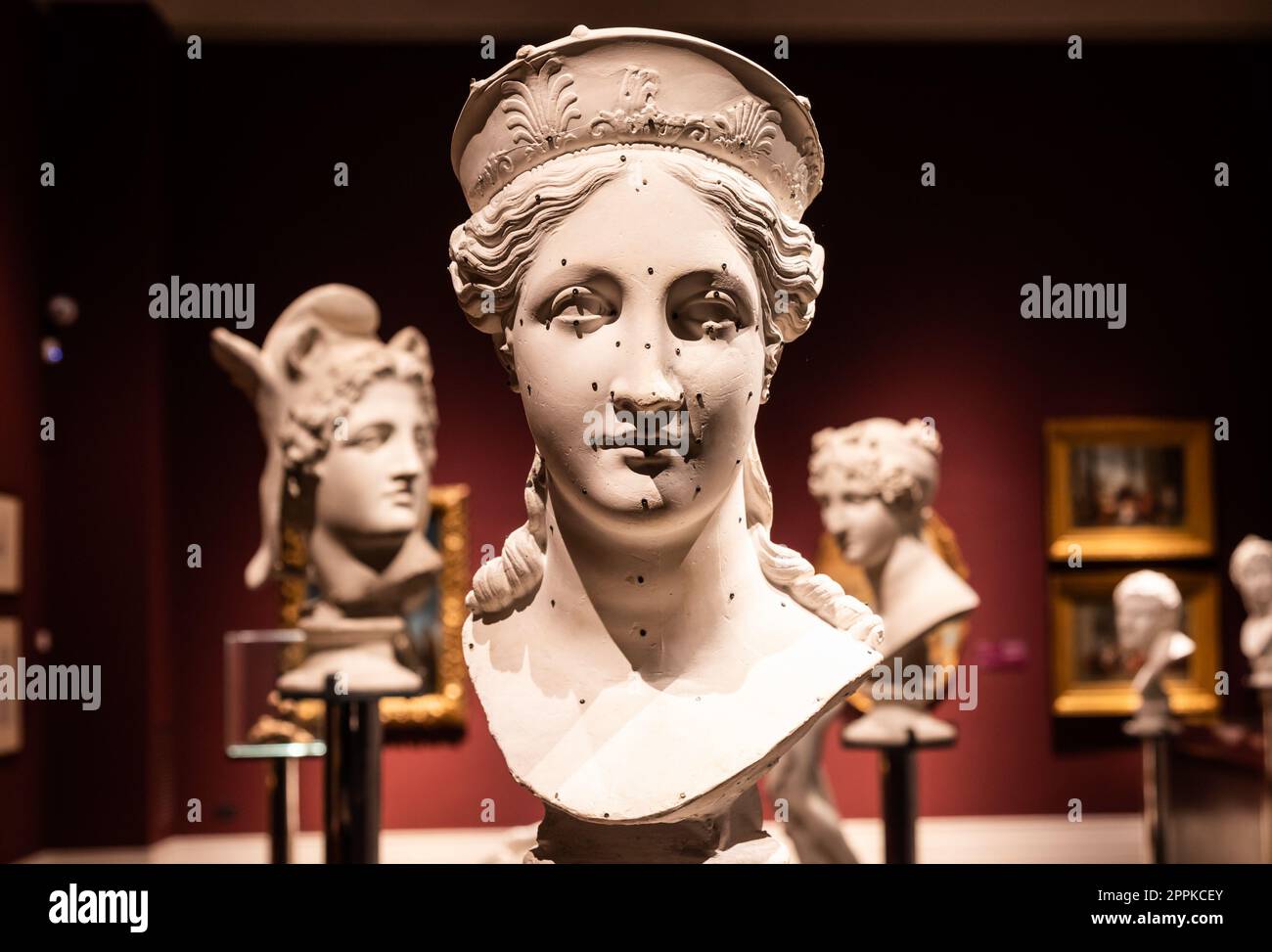 Bassano del Grappa, Italien - antike Skulptur von Antonio Canova - Museumssammlung Stockfoto
