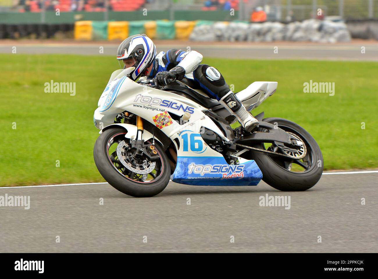 Britische Superbike-Rennen Stockfoto