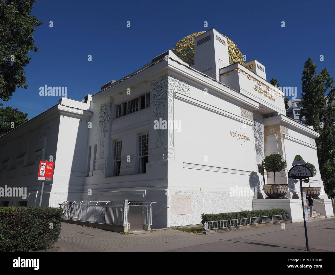 Sezessionsgebäude in Wien Stockfoto