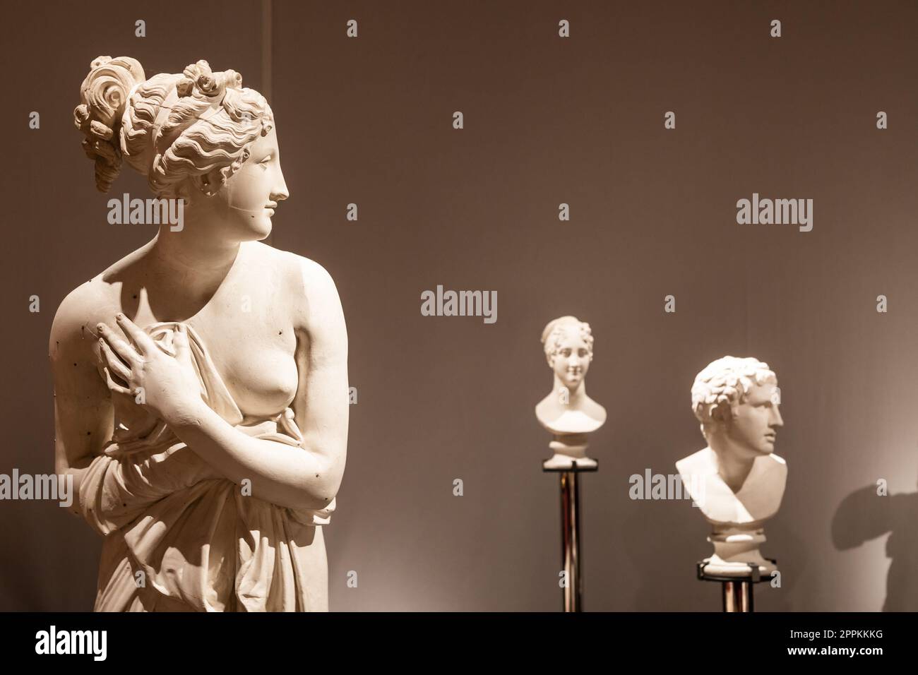 Bassano del Grappa, Italien - antike Skulptur von Antonio Canova - Museumssammlung Stockfoto