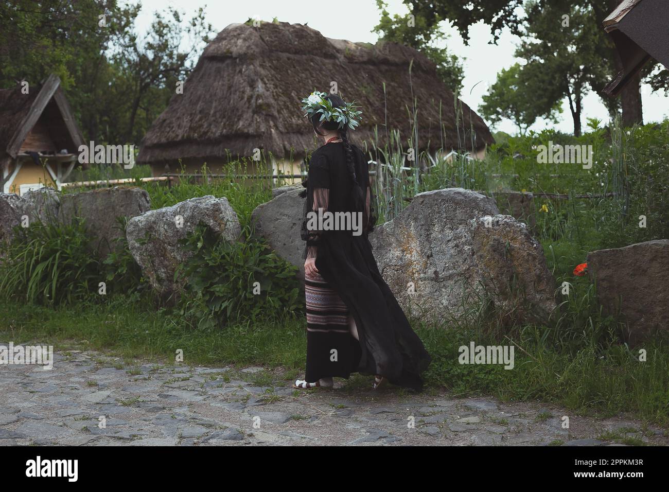 Ukrainische ästhetische Landschaftsfotografie Stockfoto