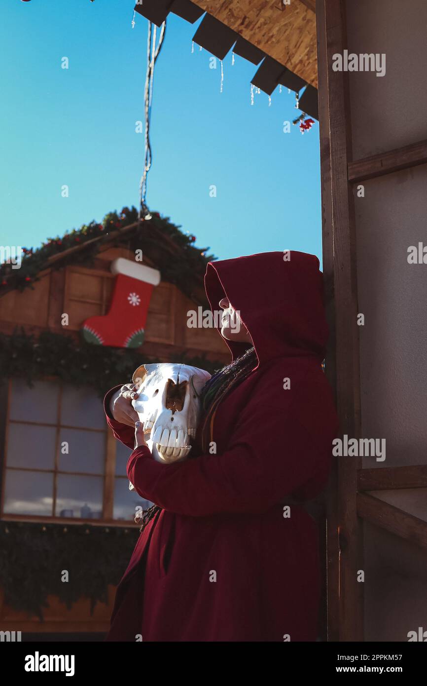 Weihnachtsfestival: Malerische Fotografie Stockfoto